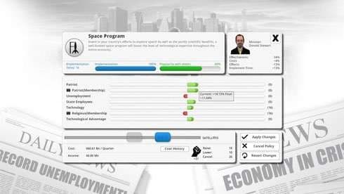 Democracy 3 screenshot 2