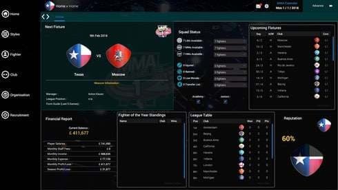 MMA Team Manager screenshot 3