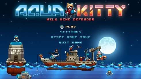 Aqua Kitty - Milk Mine Defender screenshot 2