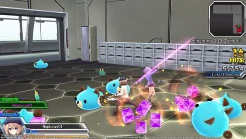 MegaTagmension Blanc + Neptune VS Zombies screenshot 1