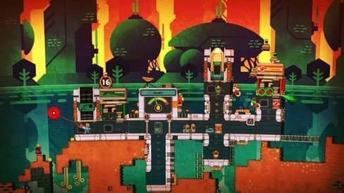 PixelJunk Nom Nom Galaxy screenshot 1