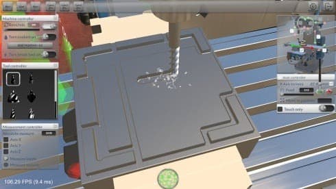 Milling Machine Simulator 3D screenshot 2
