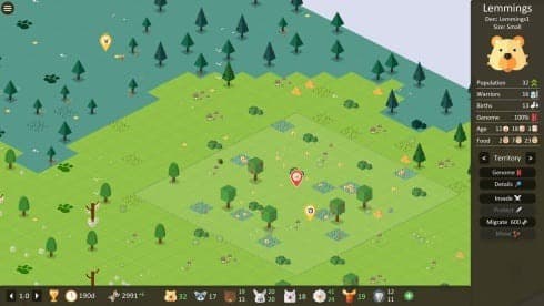 Territory: Animals Genetic Strategy screenshot 6