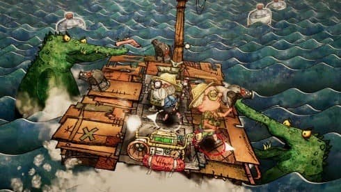 Trash Sailors: Co-Op Trash Raft Simulator screenshot 1