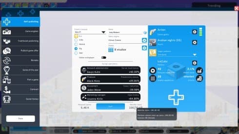 City Game Studio: a tycoon about game dev screenshot 5