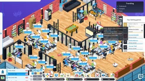 City Game Studio: a tycoon about game dev screenshot 2