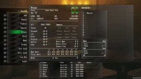 Wizardry: The Five Ordeals screenshot 1