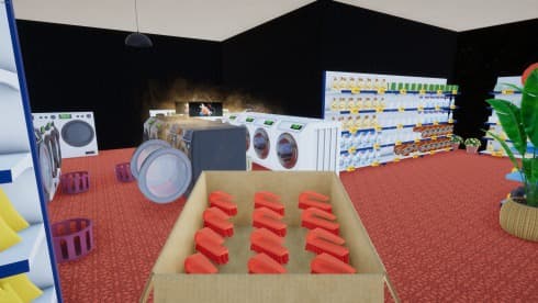 Laundry and Supermarket Simulator screenshot 2